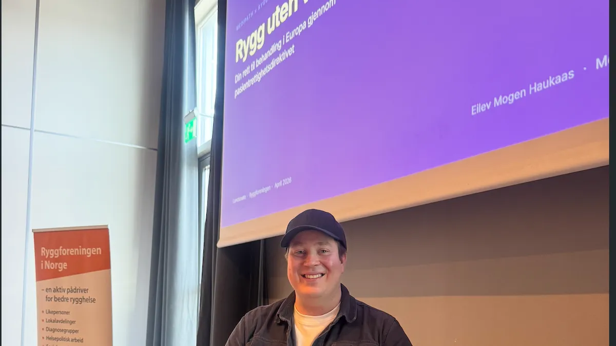 Medipath holder innlegg på Ryggforeningens årsmøte